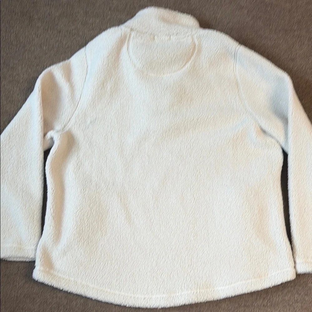 Carbon2cobalt Sweater Mens XL Beige Sherpa Fleece High Pile 1/4 Zip Pullover